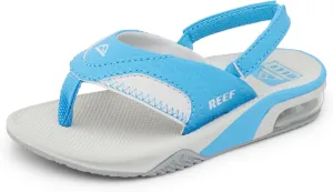 REEF Toddler/Little Kid Fanning Flip Flop, Arch Support, Durable Outsole, Water Friendly, Backstrap