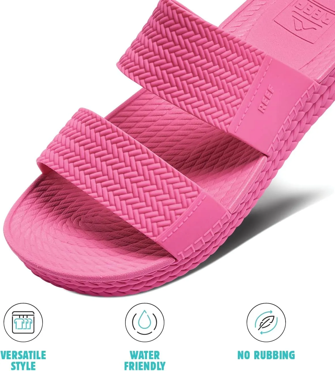 REEF Water Vista Slide Women's Platform Slide, Water Friendly, Arch Support