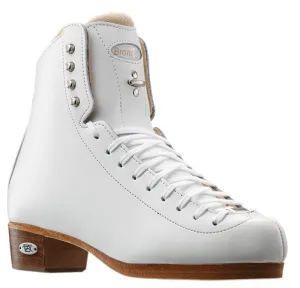 Riedell Ladies White 435 Bronze Star Ice Skating Boots