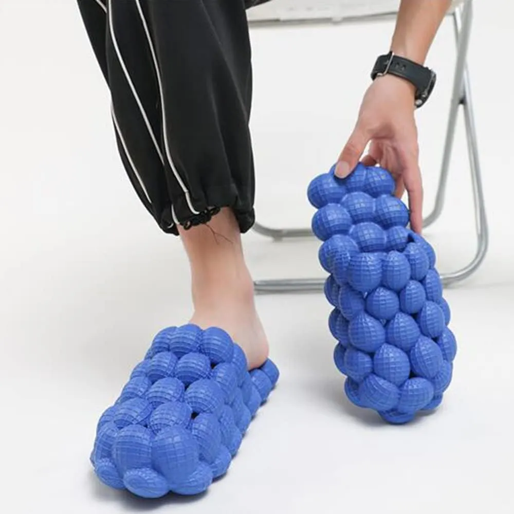 Rojeam House Slippers for Women and Men EVA Shower Shoes Massage Bubble Slides Bathroom Sandals