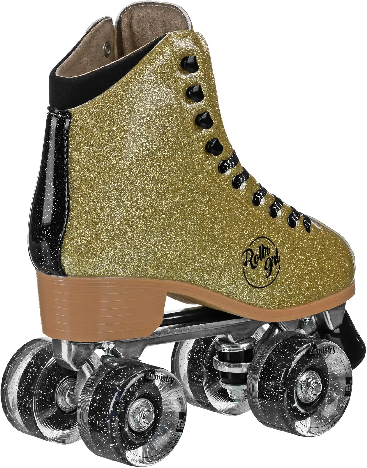 Rollr GRL Astra by Pacer, Freestyle Glitter Roller Skates for Women, Beginners and Intermediate, Indoor Outdoor Skates