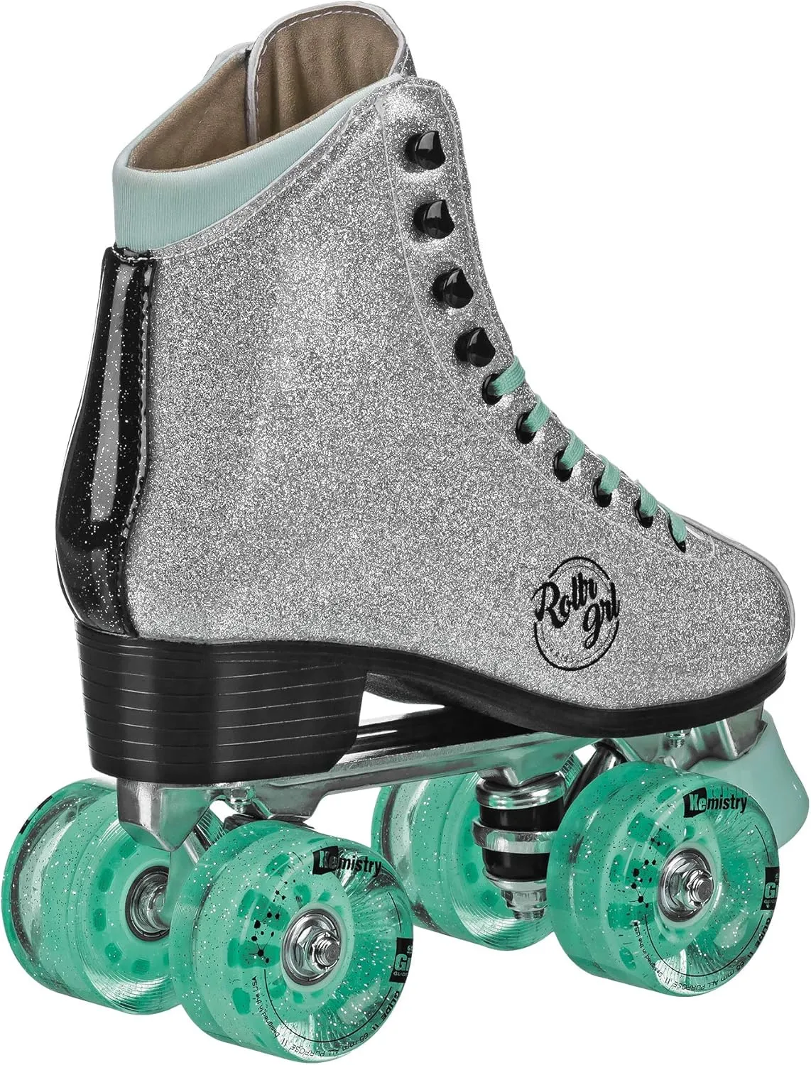Rollr GRL Astra by Pacer, Freestyle Glitter Roller Skates for Women, Beginners and Intermediate, Indoor Outdoor Skates