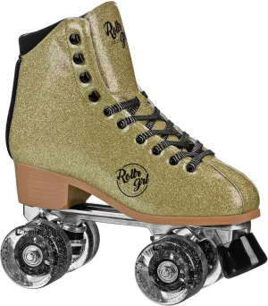 Rollr GRL Astra by Pacer, Freestyle Glitter Roller Skates for Women, Beginners and Intermediate, Indoor Outdoor Skates