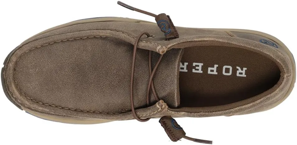 ROPER Mens Clearcut Slip On Casual Shoes - Brown