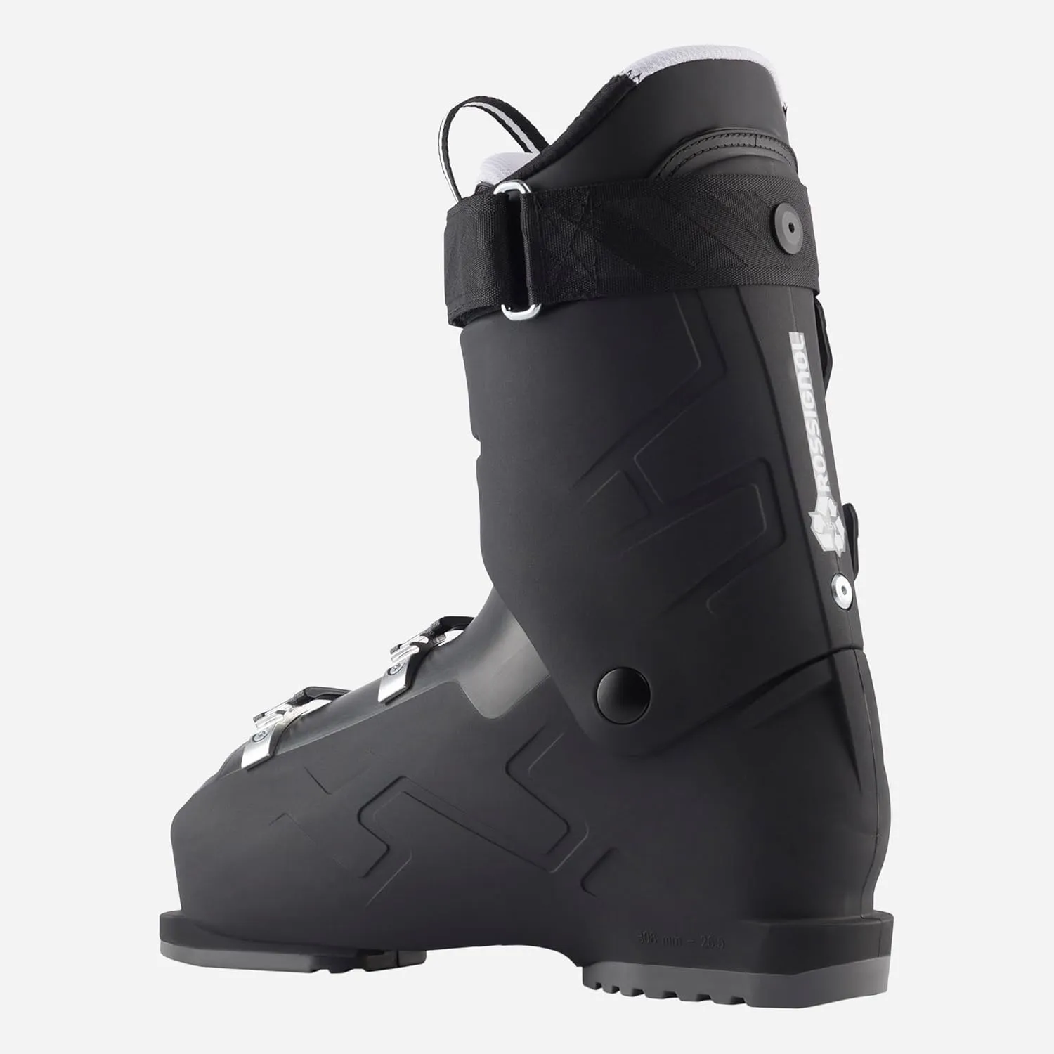 Rossignol Speed 80 HV  - Ski Boots for Men - Relaxed Fit Snow Ski Boots - Black