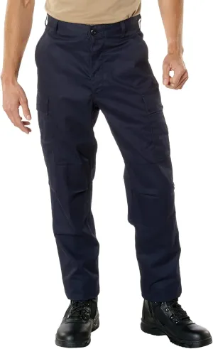 Rothco Tactical BDU Pants (US, Alpha, Large, Regular, Long, Midnight Navy Blue)