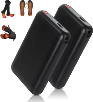 RTDEP 5V 5000mAh Lithium Polymer Batteries Heated Slipper Spare Battery, Extend Batteries for Heated Socks, Heated Gloves, Heated Insoles, Heated Scarf