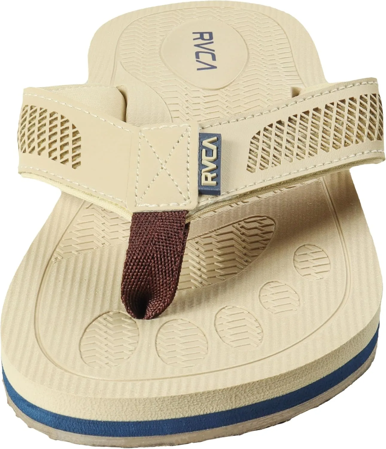 RVCA Perforated T-Bar Sandals - Breathable, Cushioned, and Durable Footwear