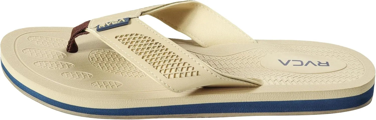 RVCA Perforated T-Bar Sandals - Breathable, Cushioned, and Durable Footwear