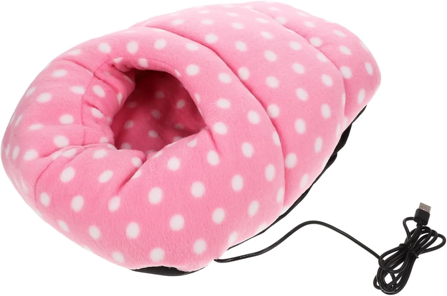 SAFIGLE Heating Slipper Rechargeable Foot Warming Pad Quick Heating Soft Breathable Large Pocket for Hands Feet Safe Convenient Random Color