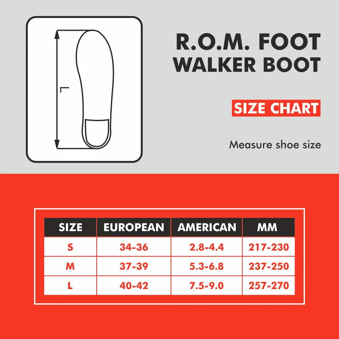 SAMSON R.O.M Foot Walker (Boot)