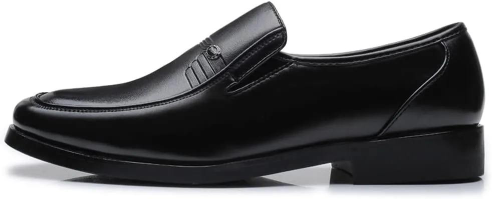 Santimon Mens Moc Slip-On Loafers Leather Lined Classic Venetian Casual Cushioned Relaxed Lightweight Breathable Formal Business Shoes