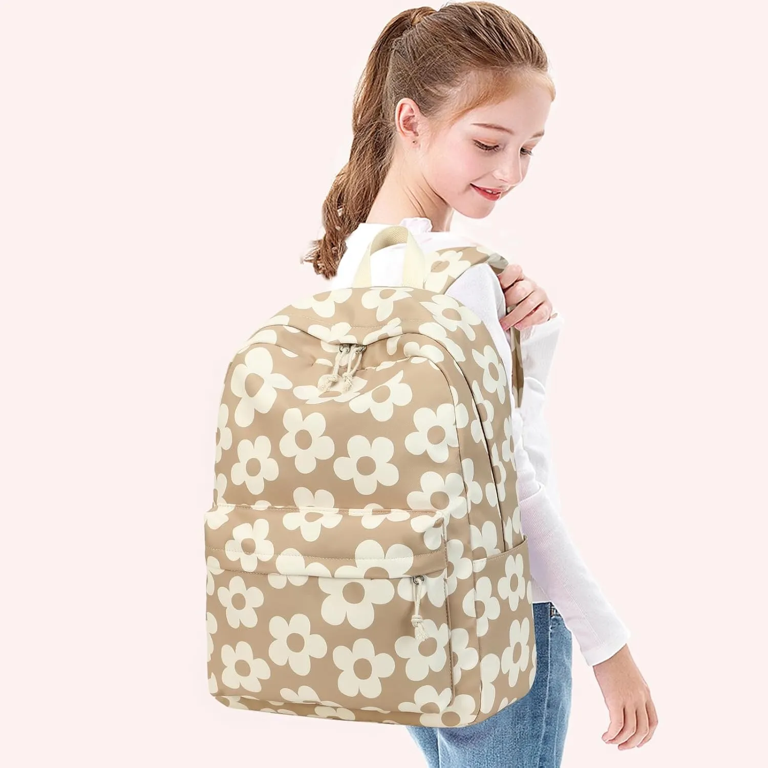 School Backpack for Teen Girls Women Laptop Backpack College Bookbags Middle School Travel Work Commuter Back Pack