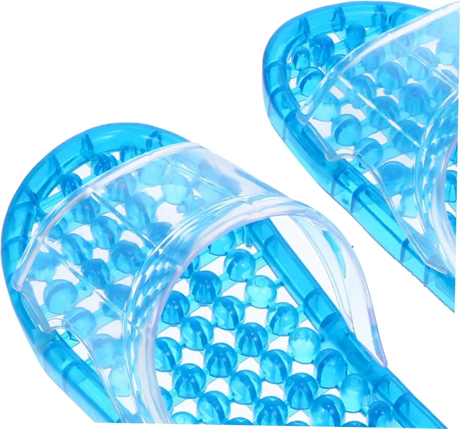 SECFOU Men's Home Slippers Shower Slippers Fresh Style Bathing Shower Slippers Breathable Material