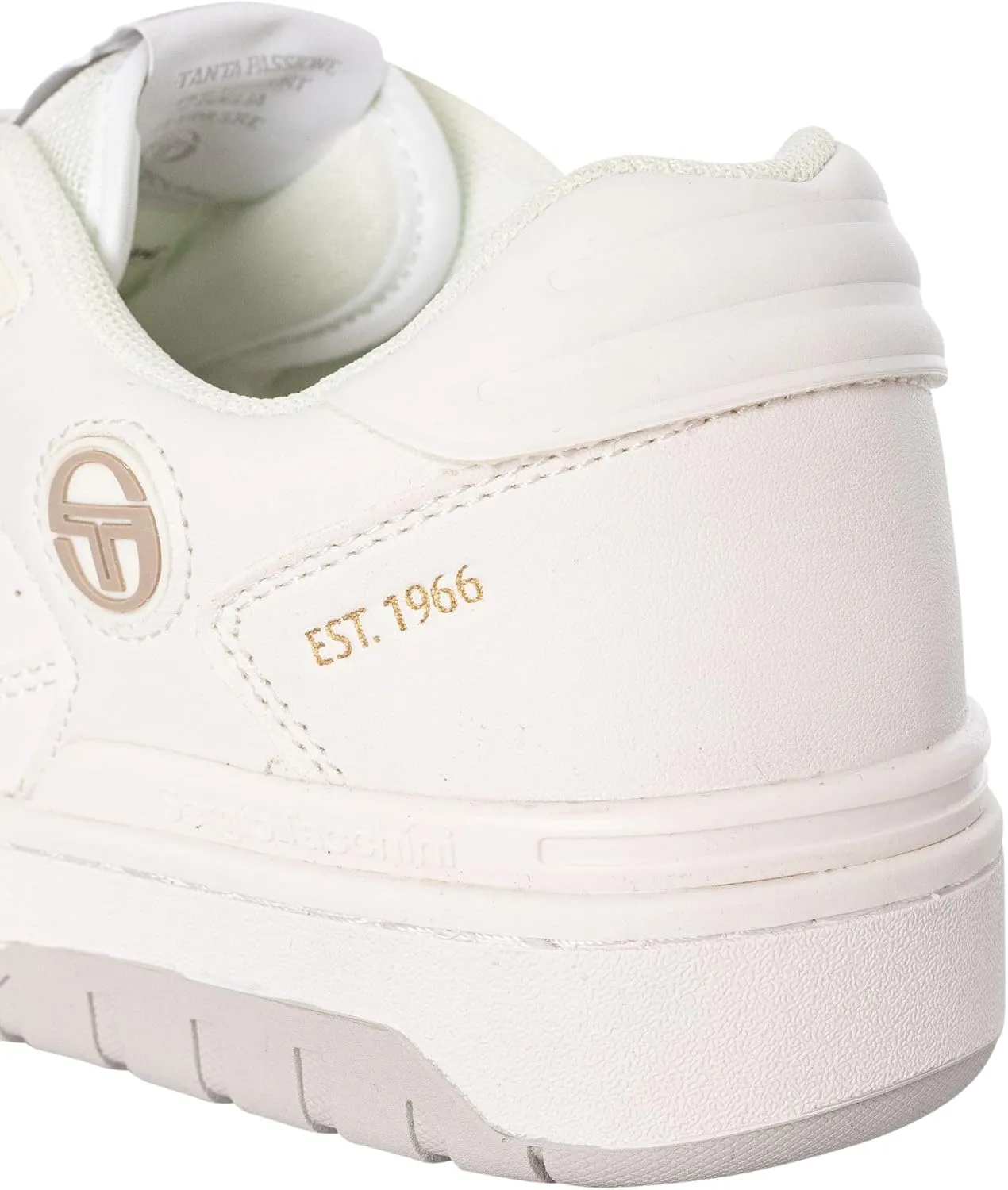 Sergio Tacchini Men's Milano Synthetic Casual Trainers, Pure White