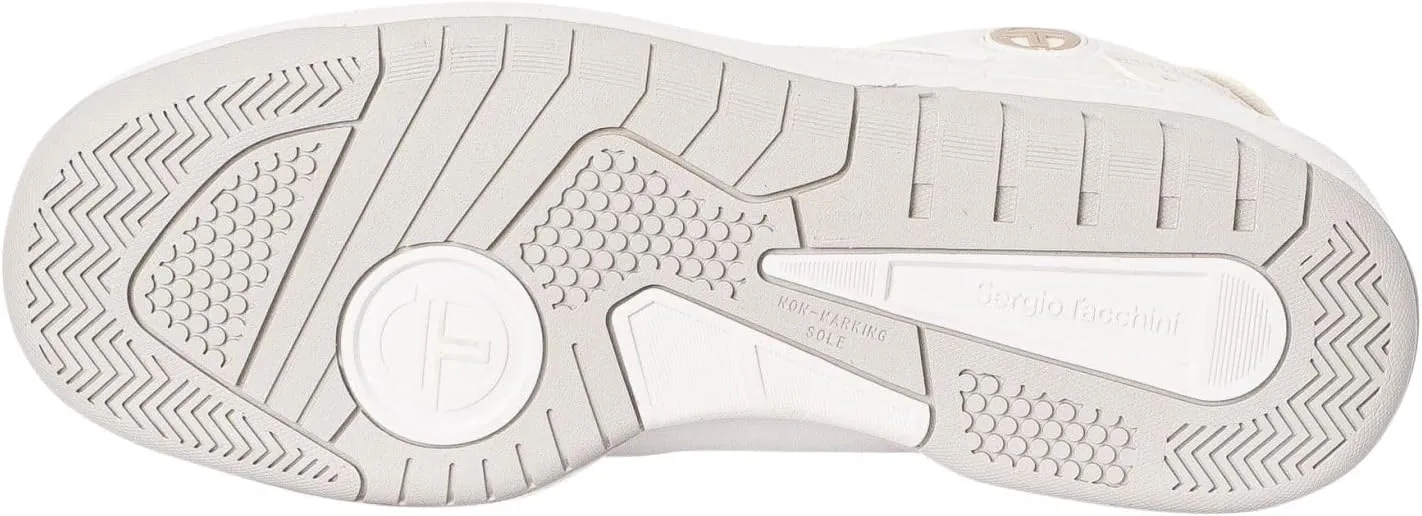 Sergio Tacchini Men's Milano Synthetic Casual Trainers, Pure White