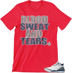 Shirt to Match Jordan 3 Retro Midnight Navy Men's Graphic Tees