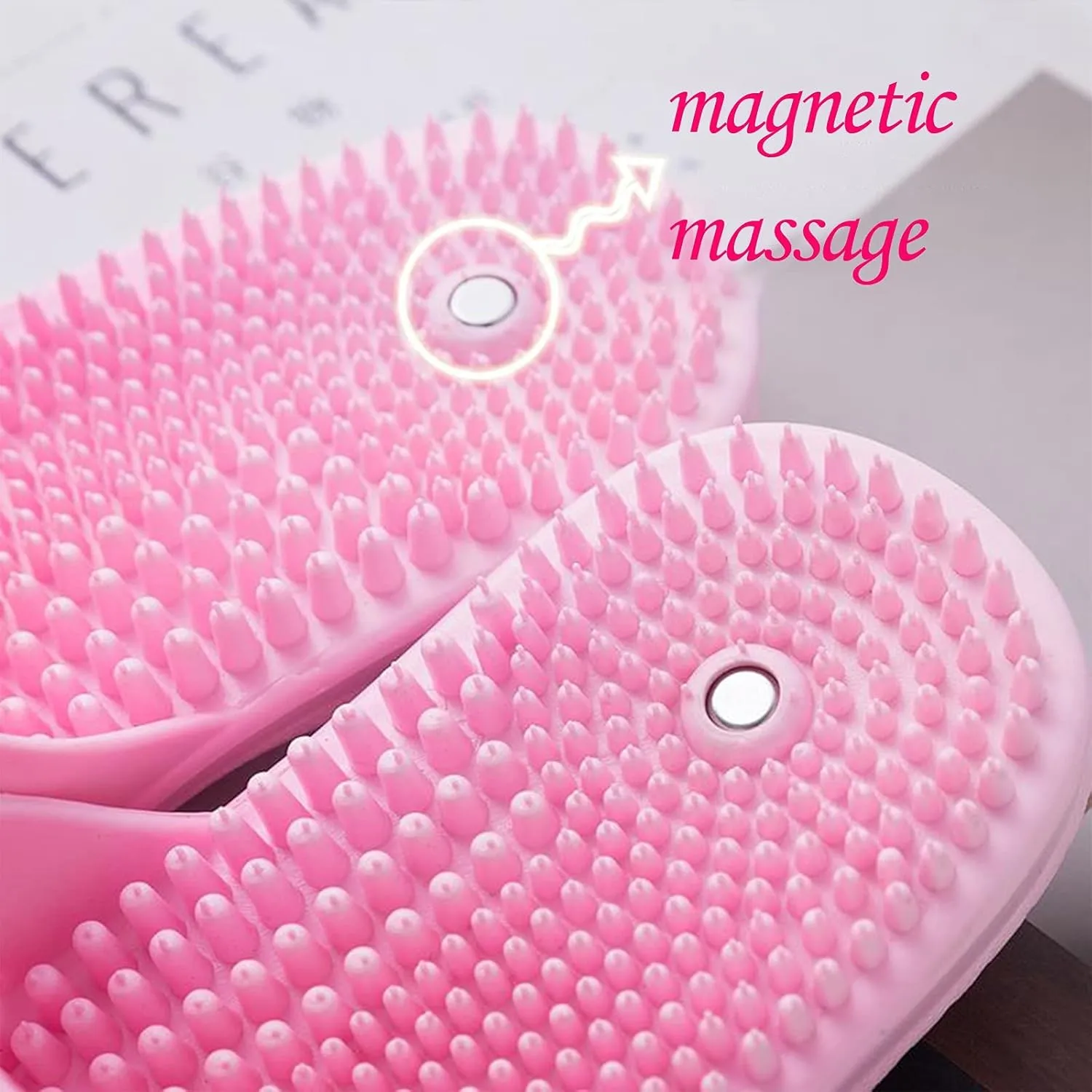 Shoes for Women Sandals Foot Massage Slippers Reflexology & Acupressure Slippers for Men Women's Open Toe Shower Bedroom House Slippers Indoor Outdoor Non-Slip Soft Bottom