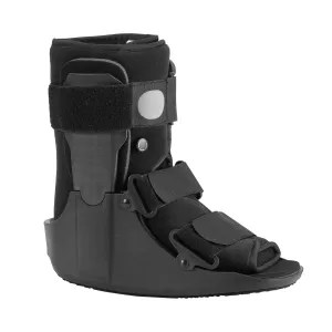 Short Walking Boot, Air CAM Fracture Boot Protection Walker with Plastic Molded Uprights Support for Sprained Ankle Injured Broken Foot Recovery Fits Left or Right Foot Small