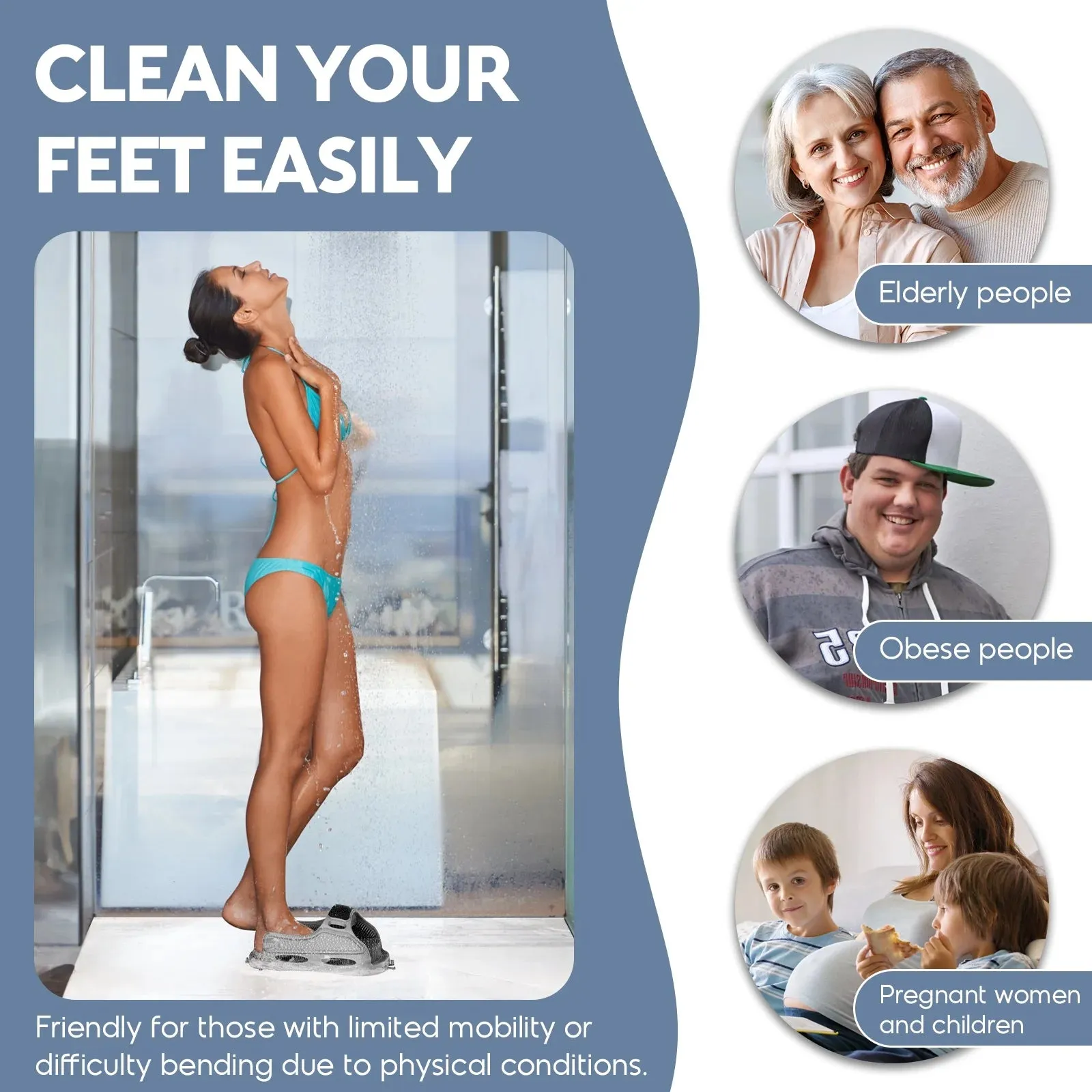 Shower Foot Scrubber