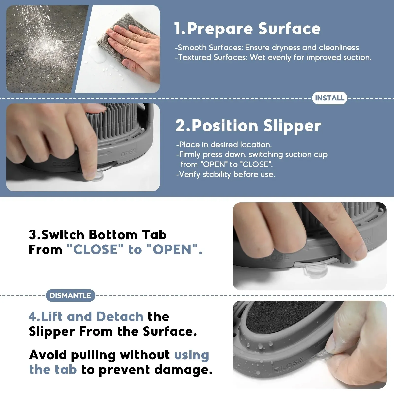 Shower Foot Scrubber