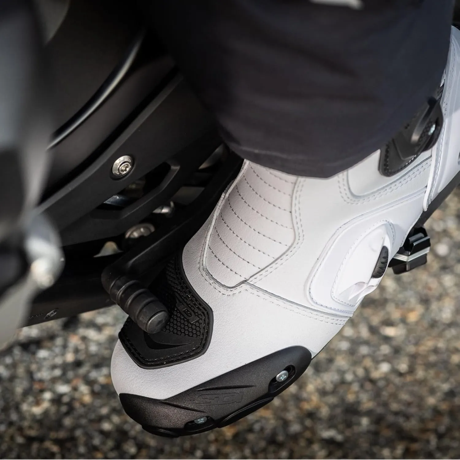 SiDI | Road Motorcycle Boots, Professional Racing Boots for Men VERTIGO, Elastic Zip, Ankle Support