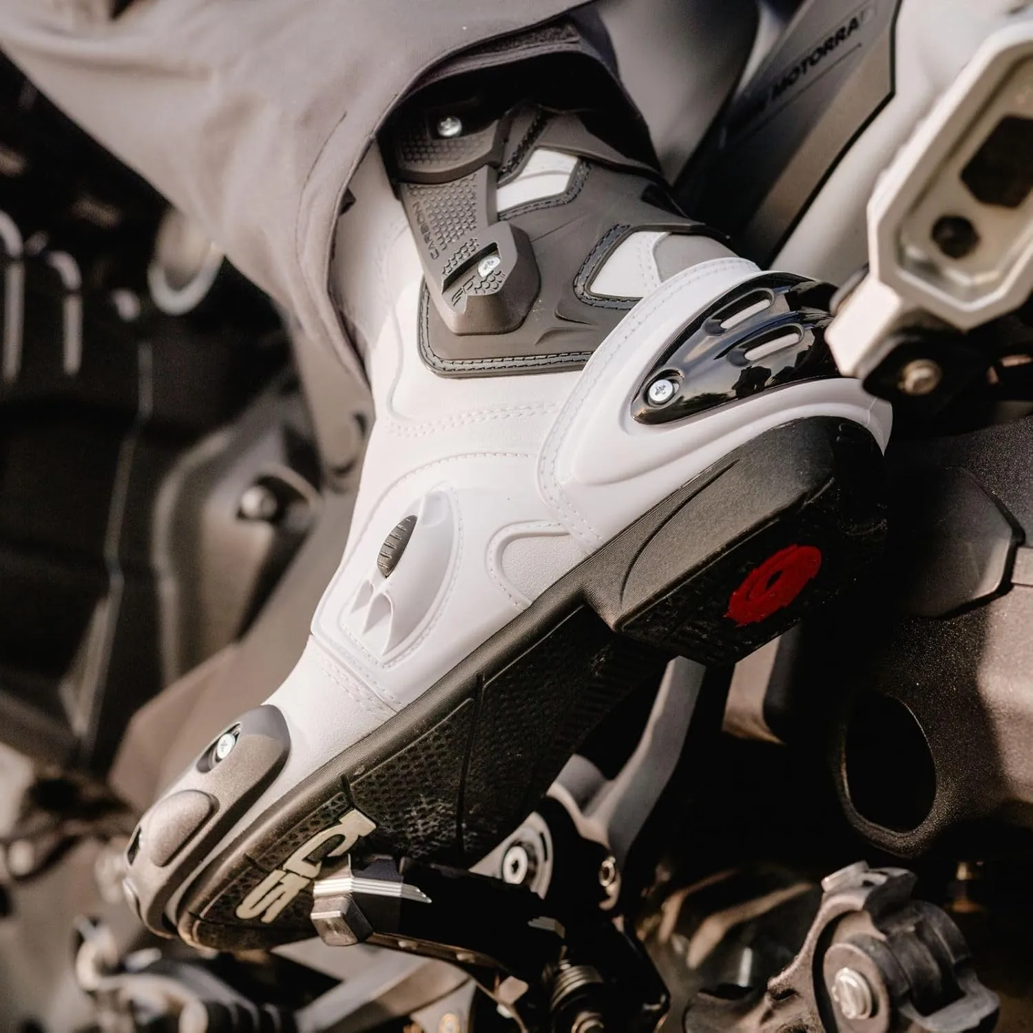SiDI | Road Motorcycle Boots, Professional Racing Boots for Men VERTIGO, Elastic Zip, Ankle Support