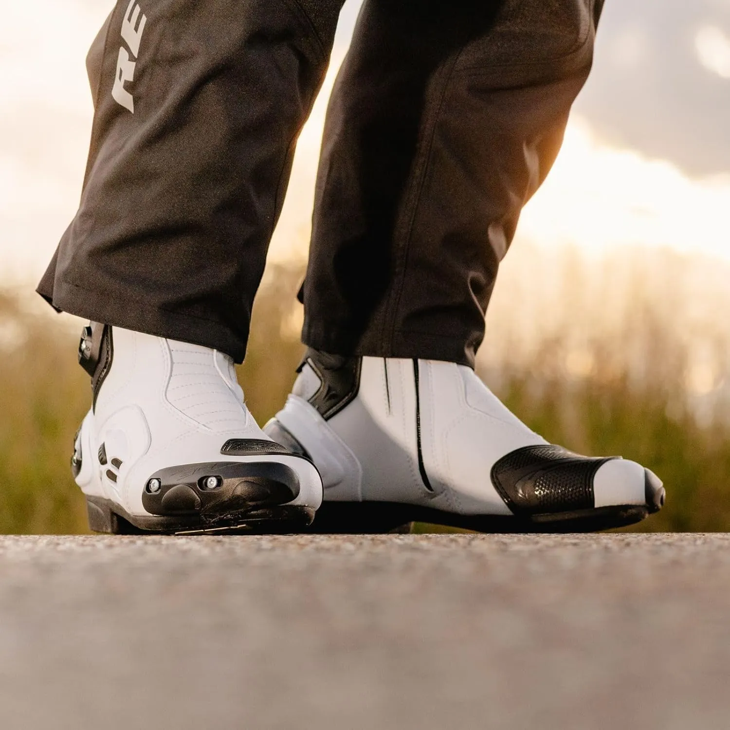 SiDI | Road Motorcycle Boots, Professional Racing Boots for Men VERTIGO, Elastic Zip, Ankle Support