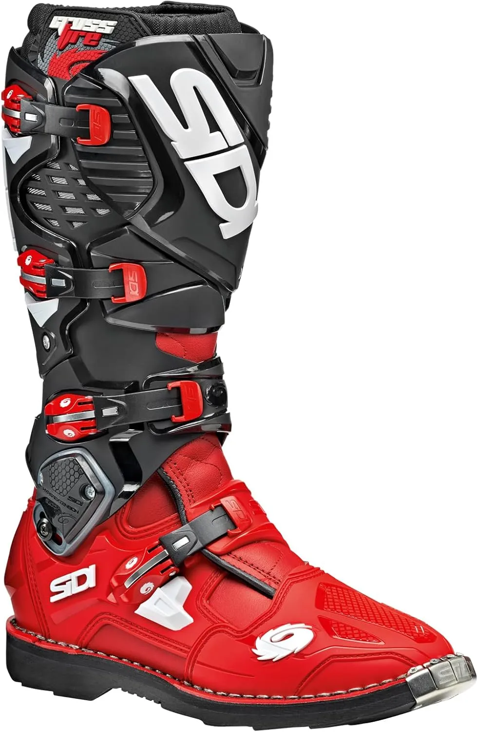 Sidi Unisex Motorcycle Boot, Red Black, One Size Men