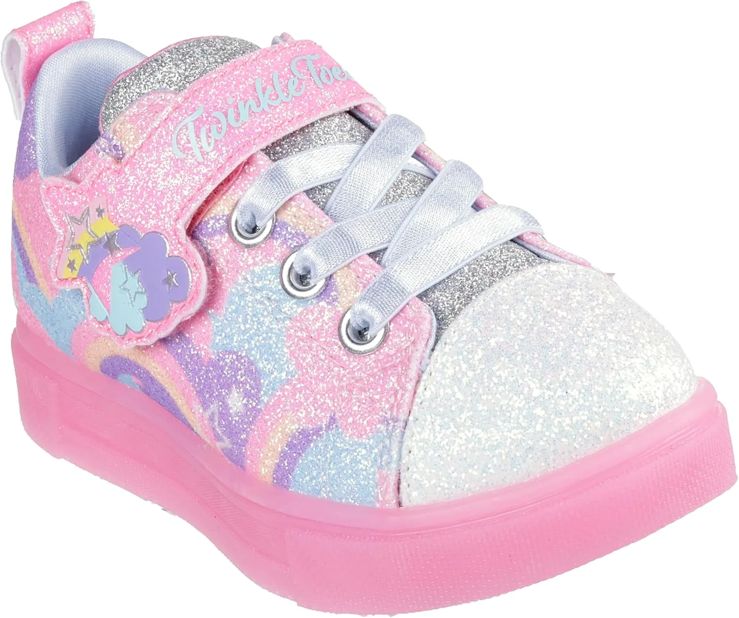 Skechers Girl's Twinkle Sparks Ice 2.0-Shim Sneaker