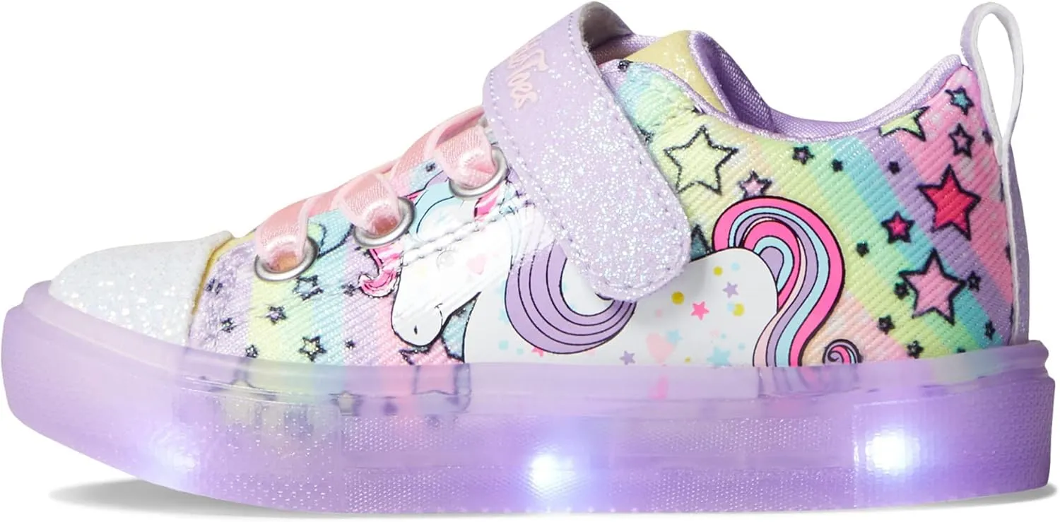 Skechers Kids Girl's Toes Twinkle Sparks Ice-Unicorn Bu Sneaker