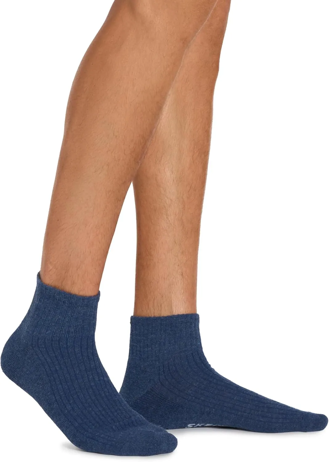 Skechers Men's 10 Pack Cushioned Quarter Crew Socks