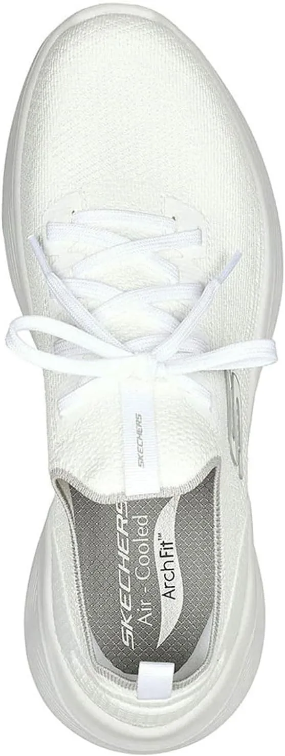 Skechers Men's Arch Fit Infinity White/Gray Low Top Sneaker Shoes