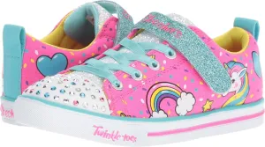 Skechers Unisex-Child Twinkle Toes Sparkle Lite-Unicorn Craze Sneaker
