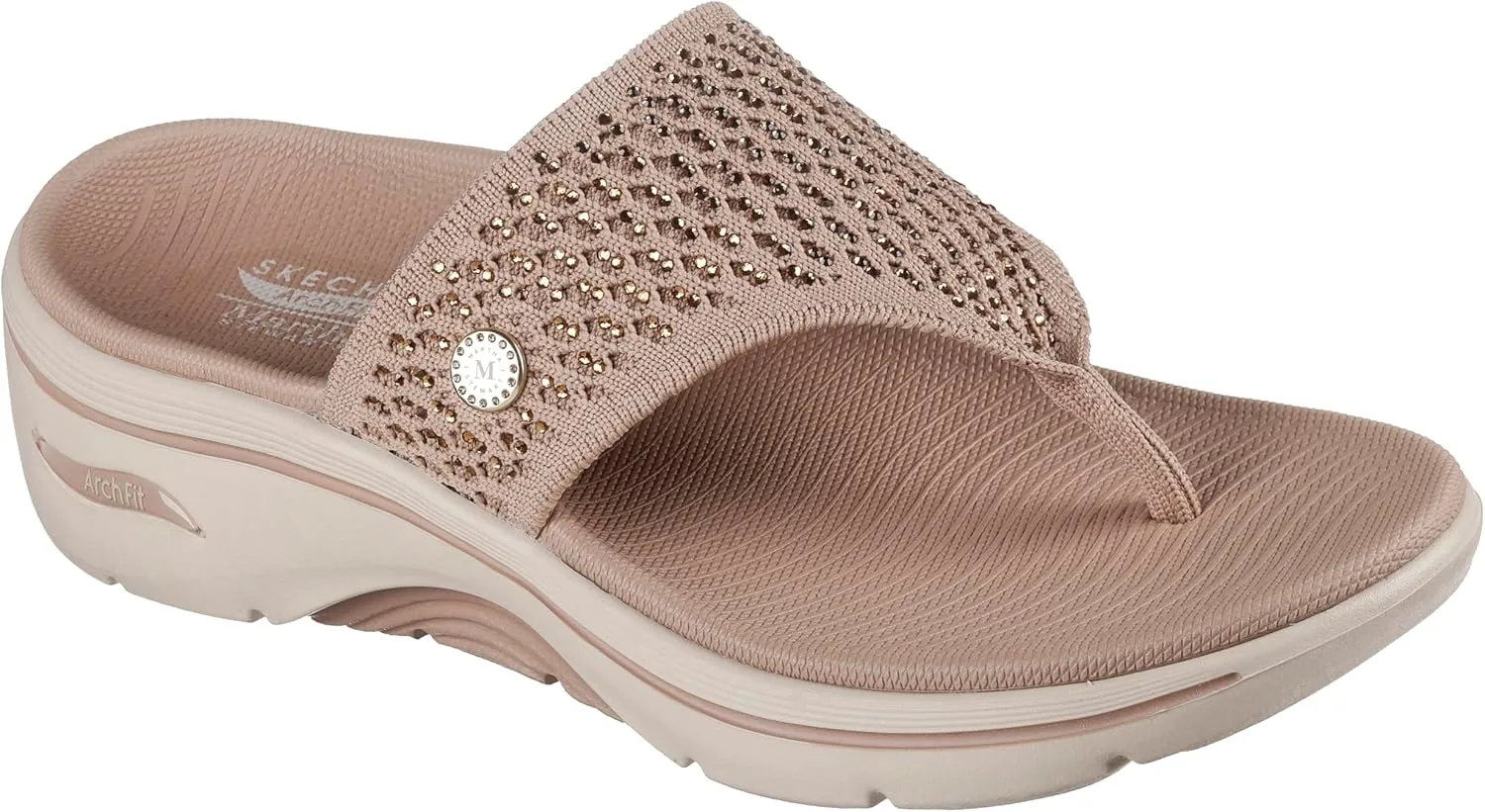 Skechers Women's 3pt Wedge Flip-Flop