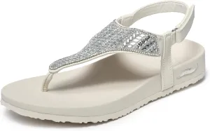 Skechers Women's Arch Fit Meditation-Hidden Gems Flip-Flop