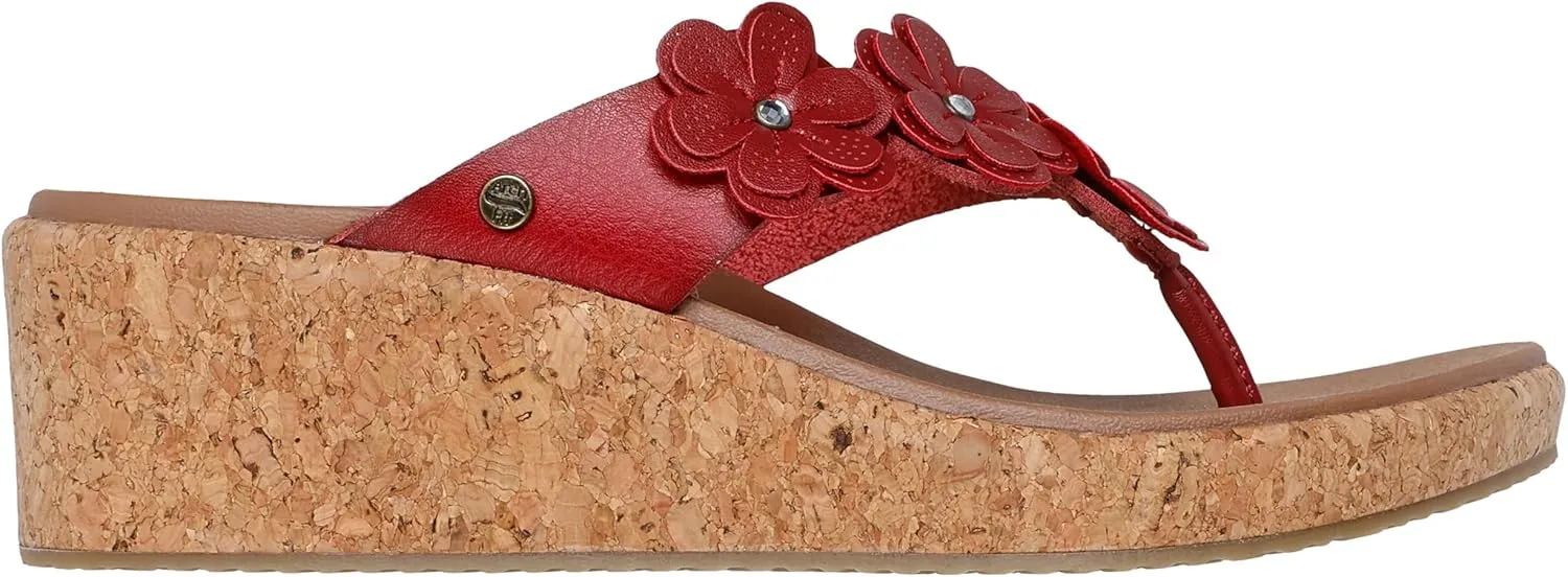 Skechers Women's Archfit Beverlee-Rare Blossom Flip-Flop