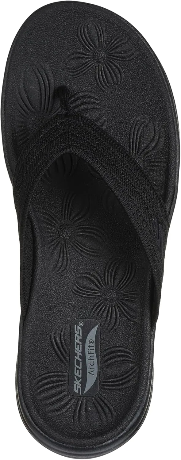 Skechers Women's Go Walk Arch Fit Sandal-Polished Sandal