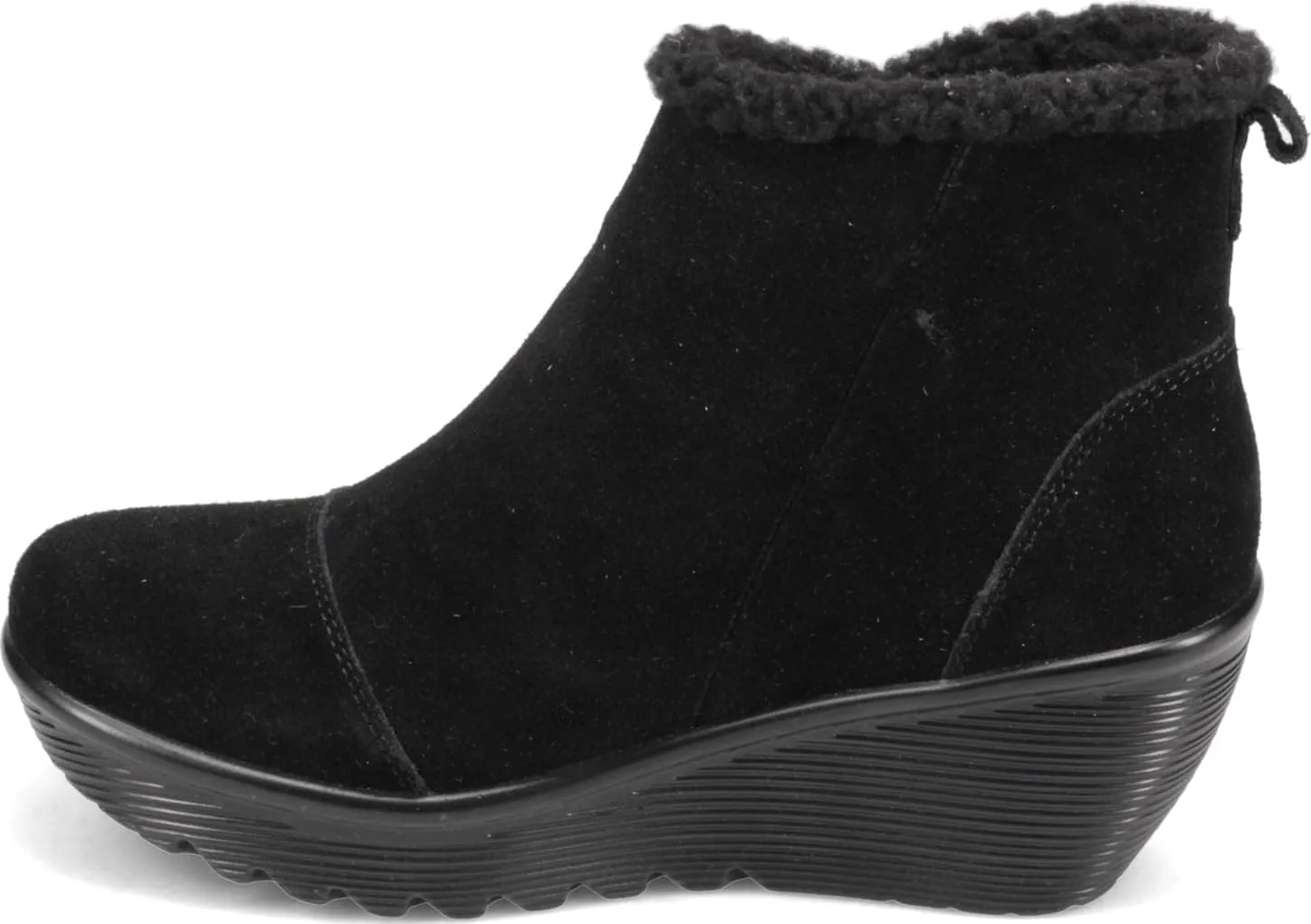 Skechers Women's Parallel Zip Up Wedge Casual Comfort Ankle Boot