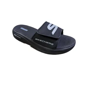 Sketch Max Cushion Orthopedic Slides – Black | Royal Trend