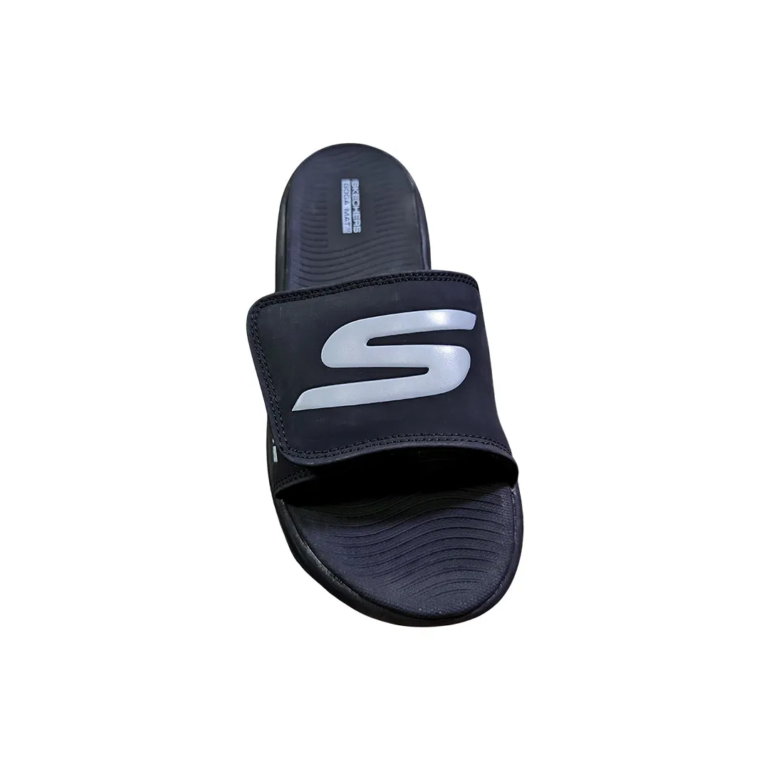 Sketch Max Cushion Orthopedic Slides – Black | Royal Trend