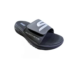 Sketch Max Cushion Slide Grey – Unisex Orthopedic Comfort