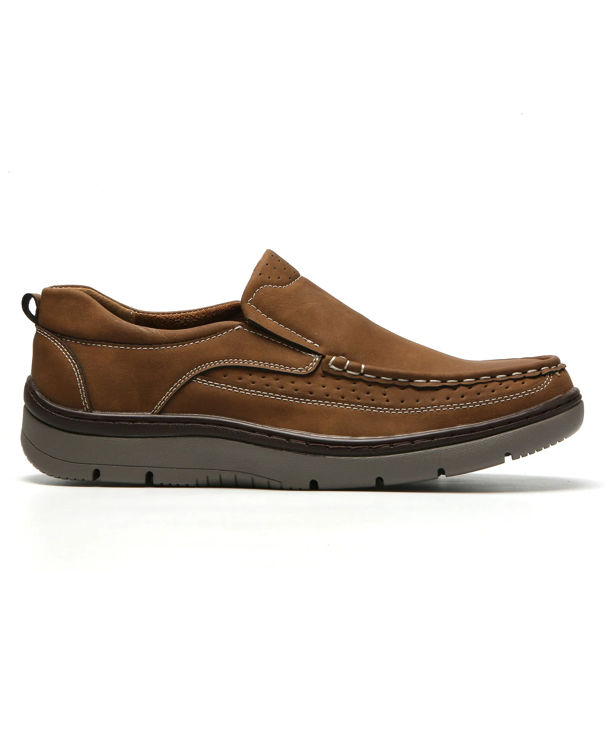 Slip On Comfort Shoes - Tan