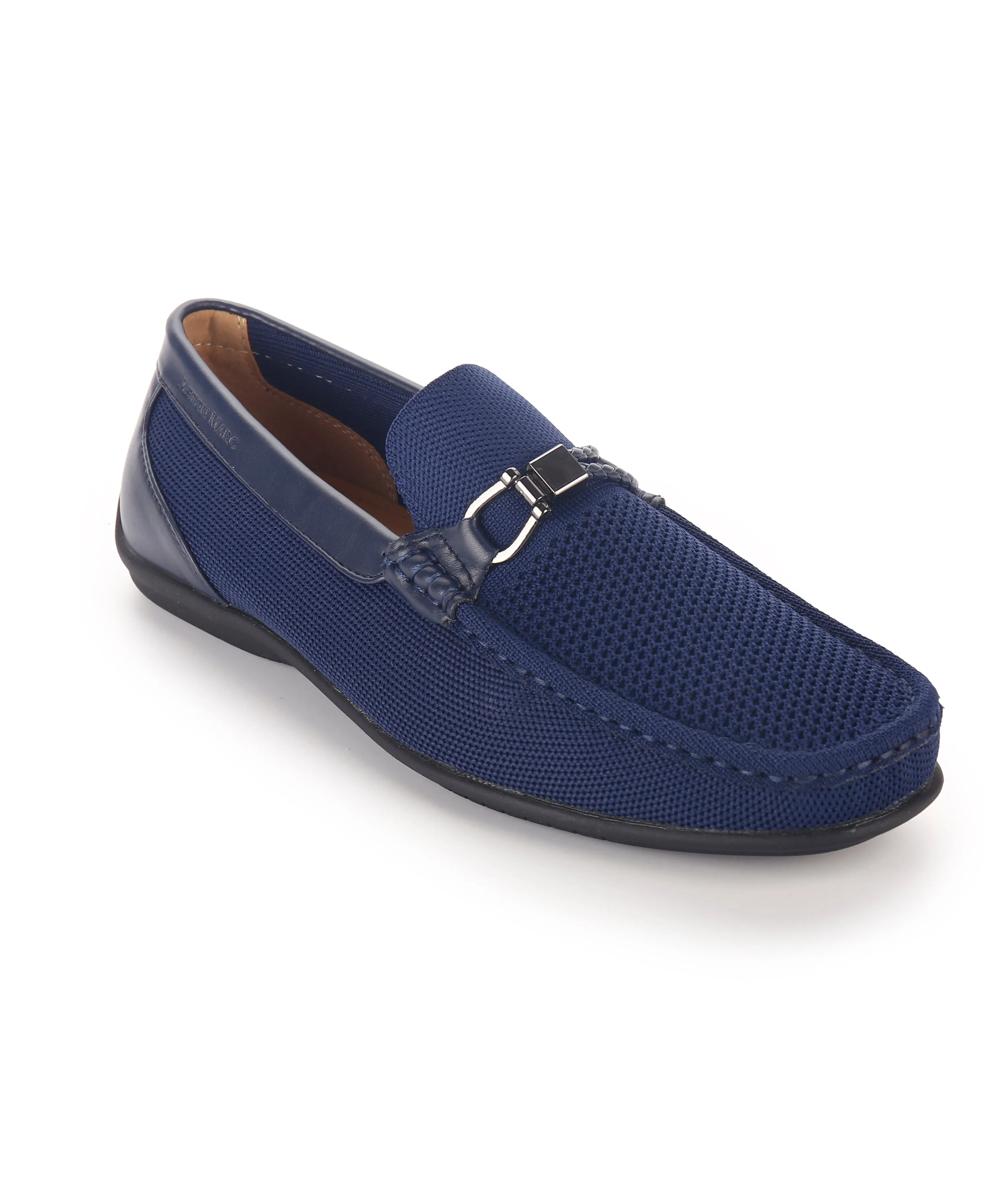 Slip On Moccasins - Navy