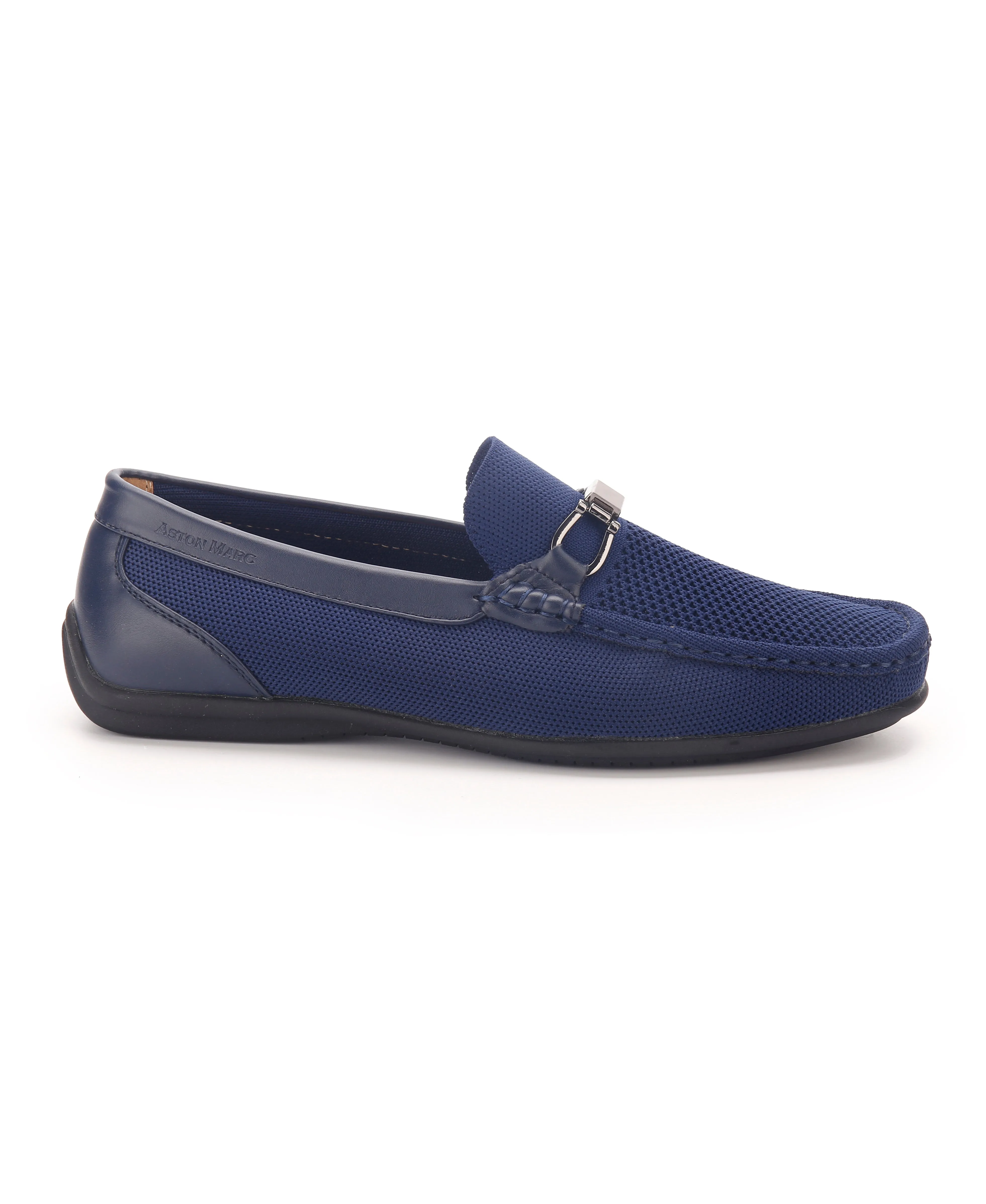 Slip On Moccasins - Navy