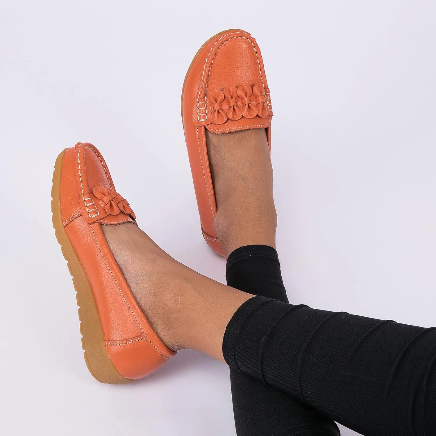 Slip On Women Comfort Walking Flat Loafers Casual Shoes Driving Loafers Walking Shoes for Women Flip Flop Shoes Women