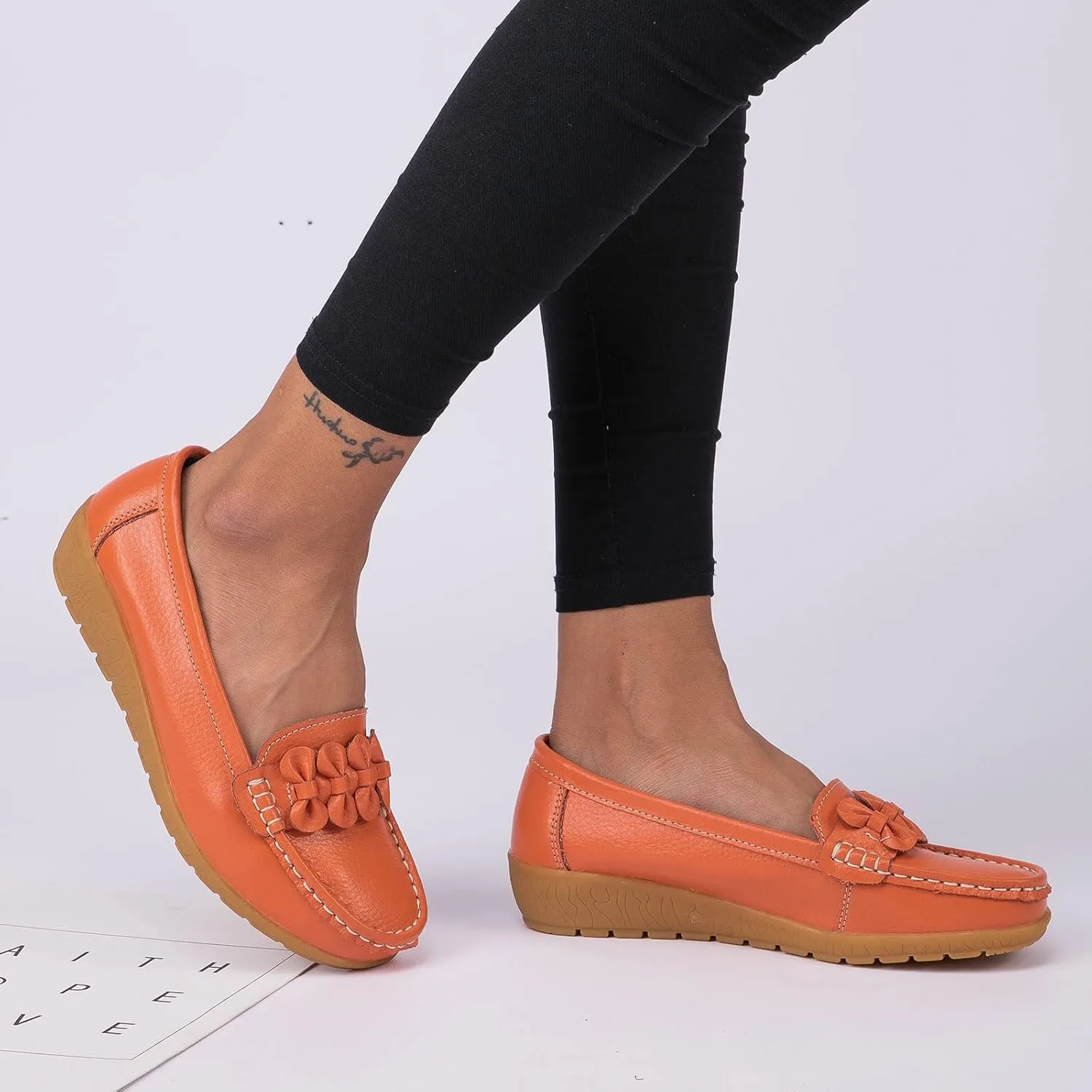Slip On Women Comfort Walking Flat Loafers Casual Shoes Driving Loafers Walking Shoes for Women Flip Flop Shoes Women