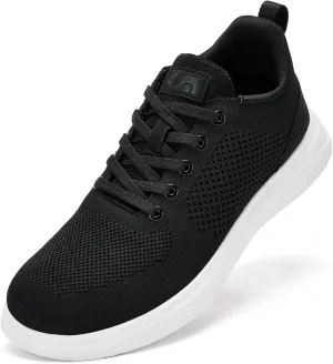 Slow Man Wide Toe Box Shoes for Men - Casual Dress Sneakers Comfortable Cushioned Business Office Non Slip Breathable Mesh Oxford Walking Shoe for Wide Feet