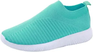 Sneakers for Women Walking Shoes Non Slip Lightweight Slip On Shoes Women Casual Shoes Dressy Casual White Platform Sneakers Slip On Tennis Shoe White Loafers