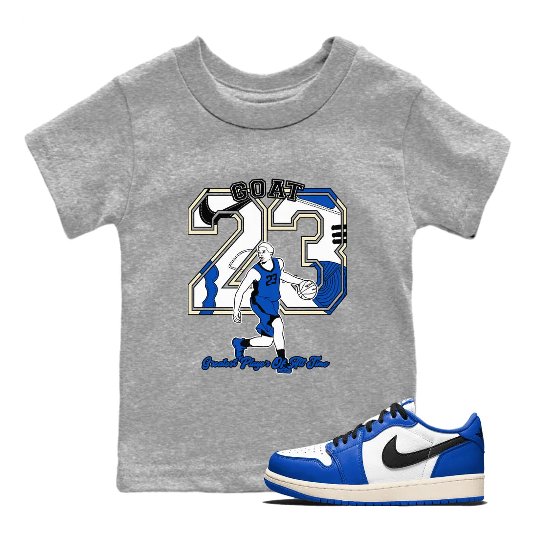 SNRT Jordan - 1 Goat Royal Money-saving Kids Sneaker Game Player Air Safe transaction Tees